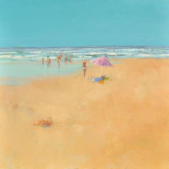 Jan Groenhart - Genieten op het strand 