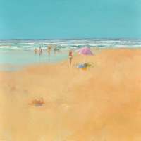 Jan Groenhart - Genieten op het strand 