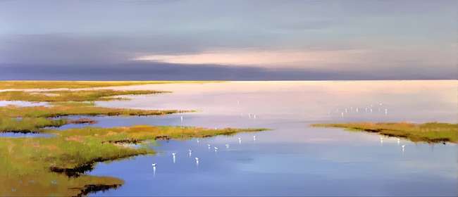 Jan Groenhart - Het wad bij Striep 