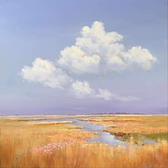 Jan Groenhart - Wolken boven rijp land 