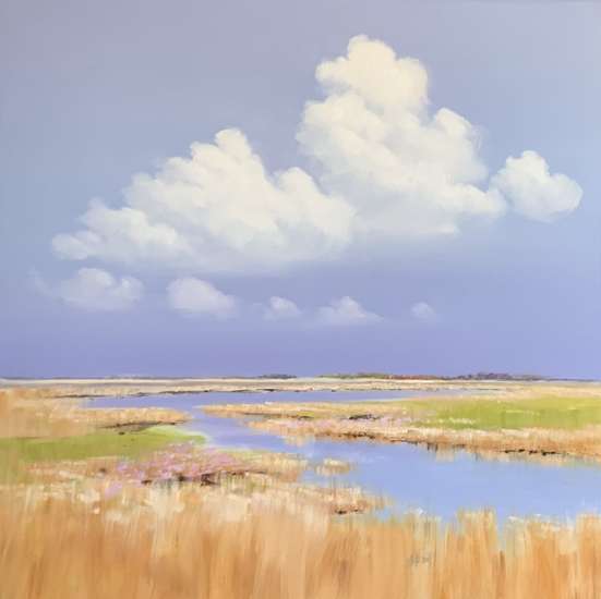Jan Groenhart - wolken en riet 
